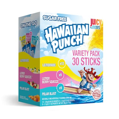 Hawaiian Punch Drink Mix | 30 Count Variety Pack |...