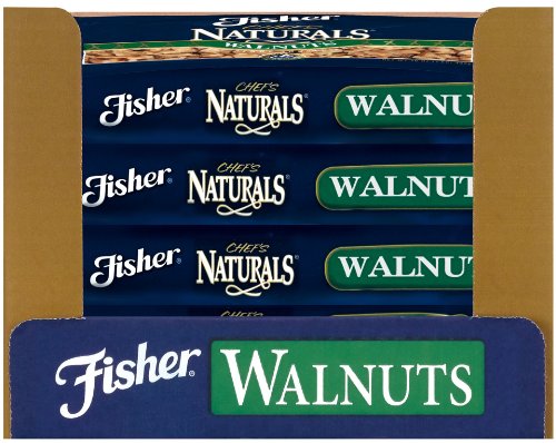Fisher Walnuts, Halves and Pieces Combo, 25-Pound Package