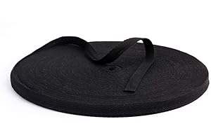 Sowaka 50 Yards 3/8 Inch Wide 3/8 Webbing Cotton Twill Tape Ribbon