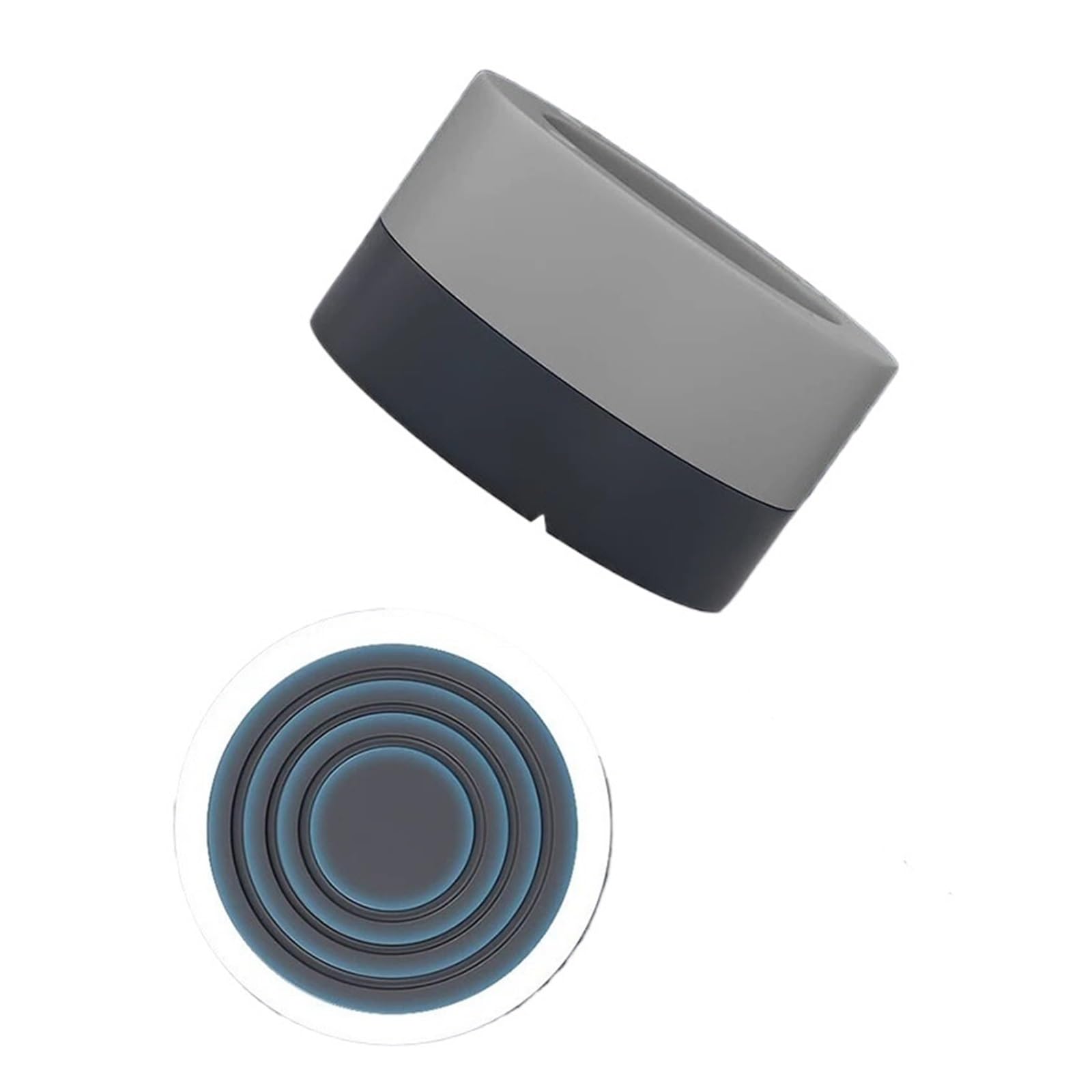 Almohadillas Antivibración, Compatibles Con Lavadora Universal | Kit De Rodillos Antideslizantes, Base De Pie De Elevación For Muebles For Lavadora(4pcs Gray 85mm)