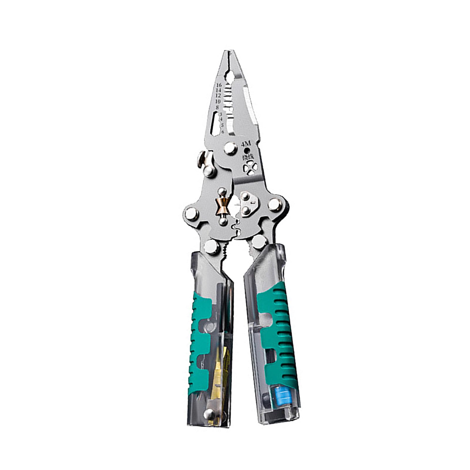 Loytv Voltages Testing Electrician Stripping Cutter For Household Maintenance Electrical Work Cable Wire Cutting And Stripping Foldable Voltages Screwdriver Pliers