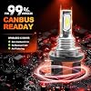 Para VW Passat Golf Tiguan Golf GTI Touran 2012-2018 Luces DRL de haz alto | Bombillas blancas de 8000LM 900% de brillo 6000K, plug and play, paquete de 2 6
