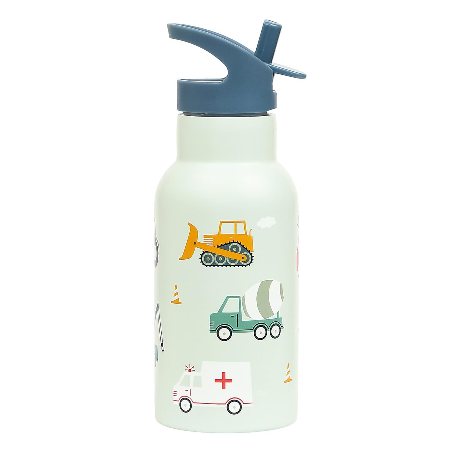 Gourde isotherme enfant 350 ml à motifs voitures pour grandir en douceur