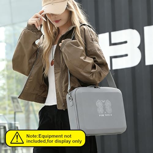 Image of ZORBES Compatible with DJI Neo 2 Drone, Travel Case Bag Accessories for DJI Neo 2 Drone Bag, PU Waterprooof Zip -up Carrying Bag with Shoulder Strap Shockproof Custom-fit Storage Bag (Case Only)