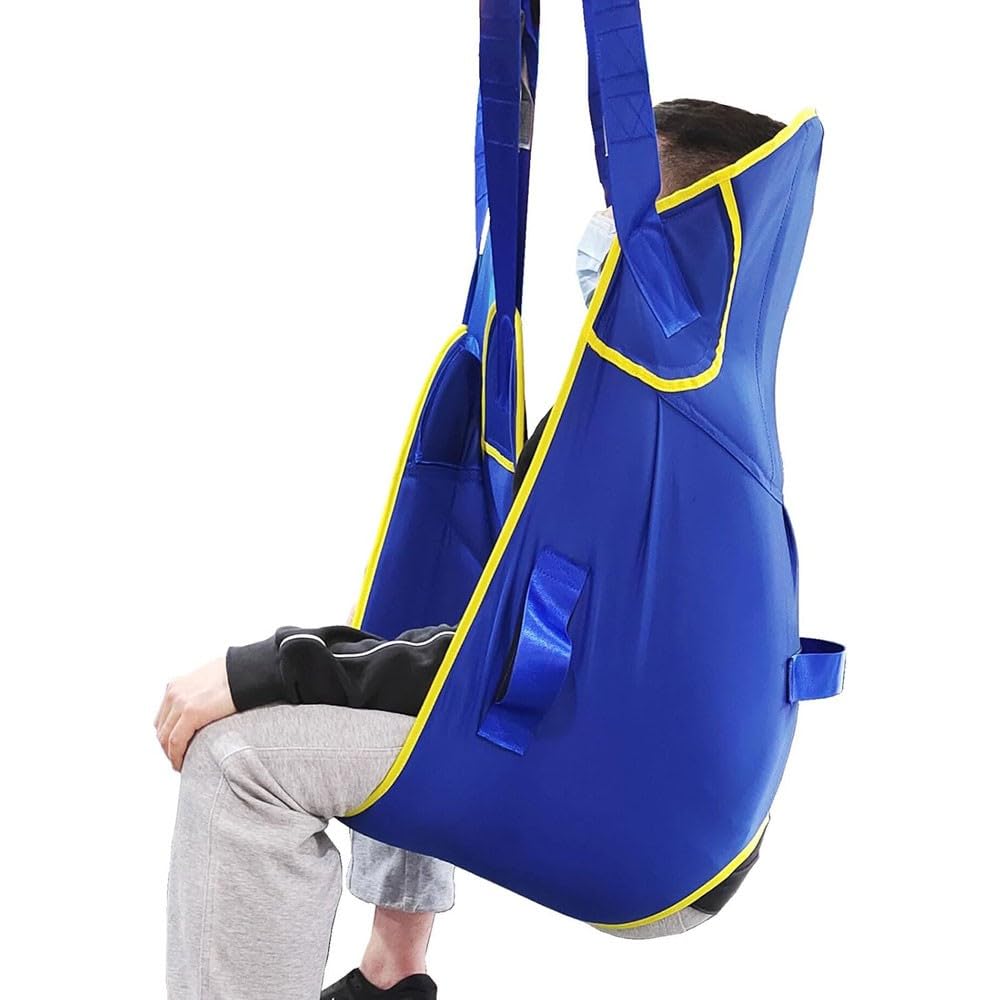 Grúa De Paciente - Arnés Elevación Paciente Cuerpo Completo - Eslinga De Elevación con para Paciente Y Minusválido para Posicionamiento Y Elevación De La Cama Enfermería