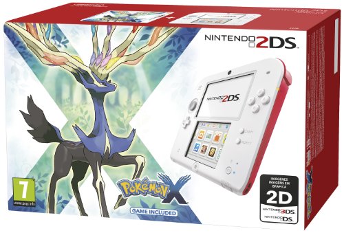 Nintendo 2DS + Pokemon X Rojo, Blanco