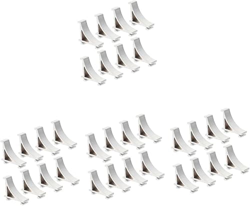 ABOOFAN 32 ganchos de repuesto para estante de gabinete, soporte de estante de pared, soporte para estante refrigerador, soporte duradero para disponible en Yaxa El Salvador