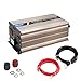 ASDFGHJK Convertitore Inverter per Camion/Camper con Inverter di Potenza da 4000 W con Doppia Presa CA Inverter di Potenza a Onda sinusoidale Pura USB per Laptop Camper e Emergenza,Viaggi,Campeggio