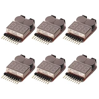Gtiwung alarme basse tension LiPo 1S à 8S, buzzer et voyant