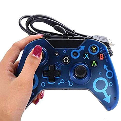 xuelili Controle com fio para Xbox one, controle do Xbox One com vibração dupla e design avançado, g
