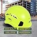 SAFEBUILDER Industrial Safety Helmet with Build-in Visor ABS Hard Hat with Visor Adjustable Ventilation OSHA Approved Hardhats Construction Work Head Protection ANSI/ISEA Z89.1 (Green Hard Hat Only)