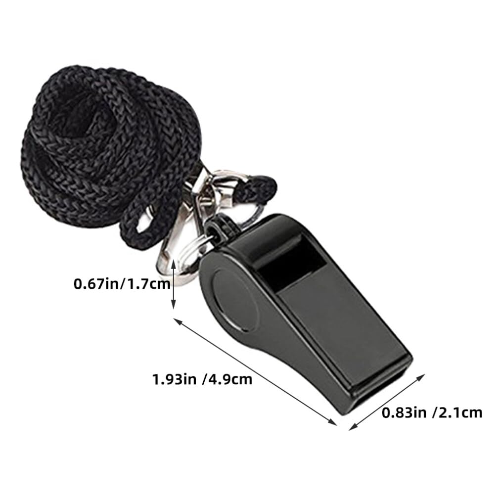 Sosoport 40pezzi Fischietti Sportivi con Cordino Fischietto Professionale per Calcio Allenatori e Emergenze Design Compatto e Volume Elevato Accessorio Indispensabile per attività Sportive
