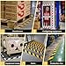 BOZZYS Industrial Black & Yellow Caution Tape 2-Pack | 2in x 108ft Floor Marking Tape | Waterproof & Forklift-Proof | Long-Lasting for Warehouse, Factory, Parking