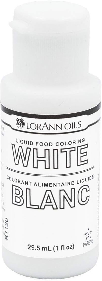 LorAnn White Liquid Food Color, 1 ounce squeeze bottle