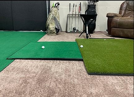 Big Moss Golf Indoor Simulator Practice Bay Putting Return Ramp 3' x 3'