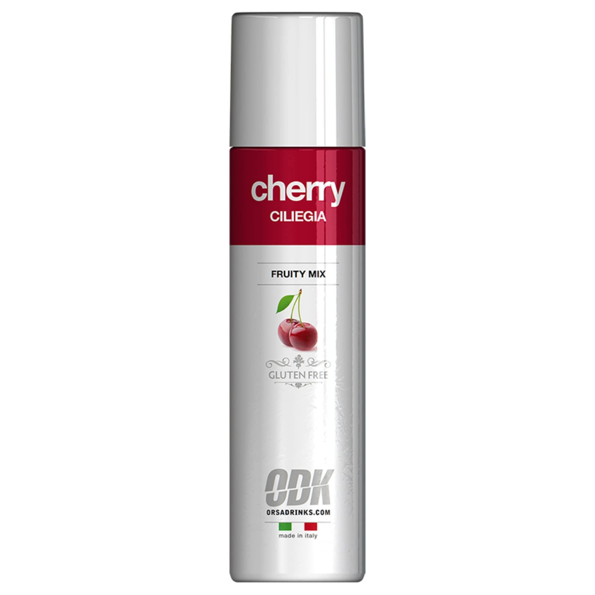 ODK Cherry Puree Infused Fruit Syrup - Cocktails, Smoothies, Cooking, Baking and Desserts - 75cl