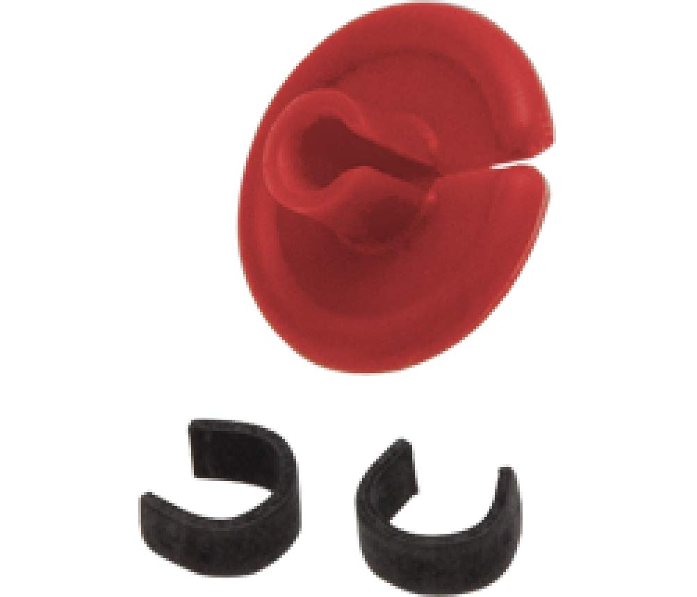 October Mountain Products String Love 2.0 Kisser Button 9/16" Red