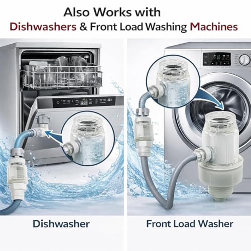 Image of Premium Water Inlet Filter for Washing Machine & Dishwasher | Compatible with Siemens & Bosch | Protects from Hard Water, Dirt & Limescale