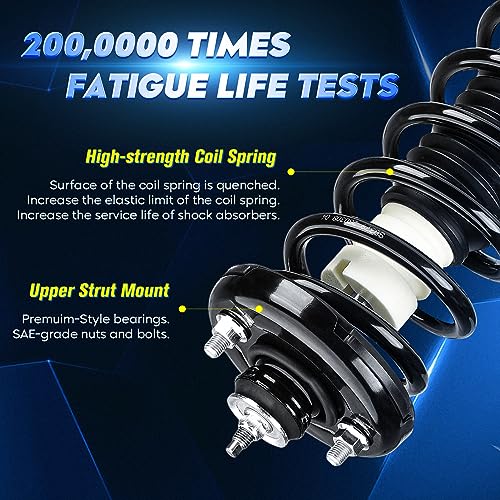Rear Strut Shock Assembly w/Coil Spring for Honda Accord 2008-2012, Replace 172563, Left & Right, 2PCS by Aeagle - Image 2