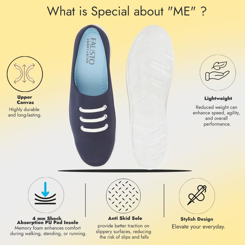 Image of FAUSTO Men's Back Open Slip On Shoes for Casual Outfit|Evening|Outdoor|Daily|Fashion|Trending|Lightweight and Comfort with TPR Sole Flexiblity