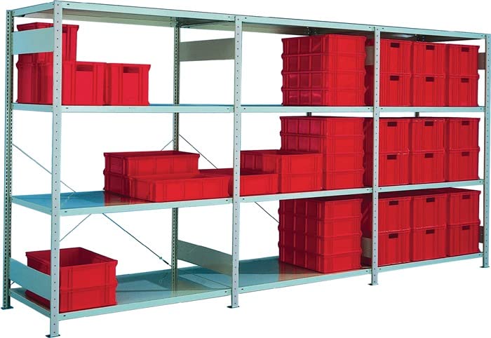 Regal Connector System, lxaxf, 2500 x 1300 x 400 mm, Bereich Basic