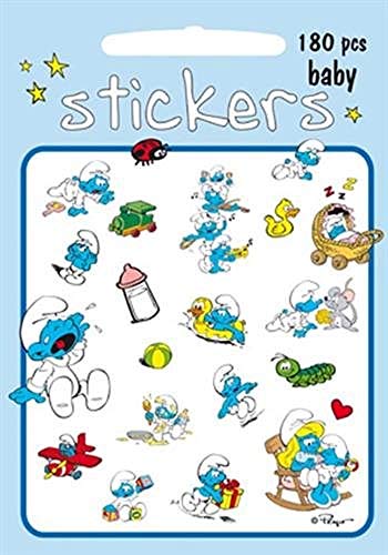 Los Pitufos - Stickers Bebé pitufo (Barbo Toys 8003) (APPRENTISSAGE)