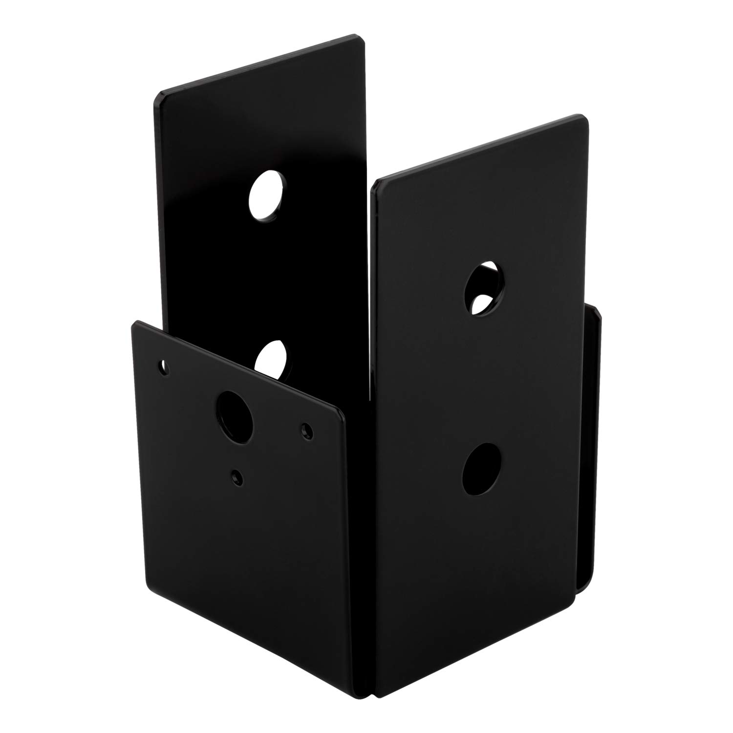 Base de poteau 4x4 National Hardware N800-219 noir pour béton et pierre