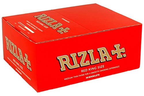 Rizla Red King Size Paper Box Of 50 Books