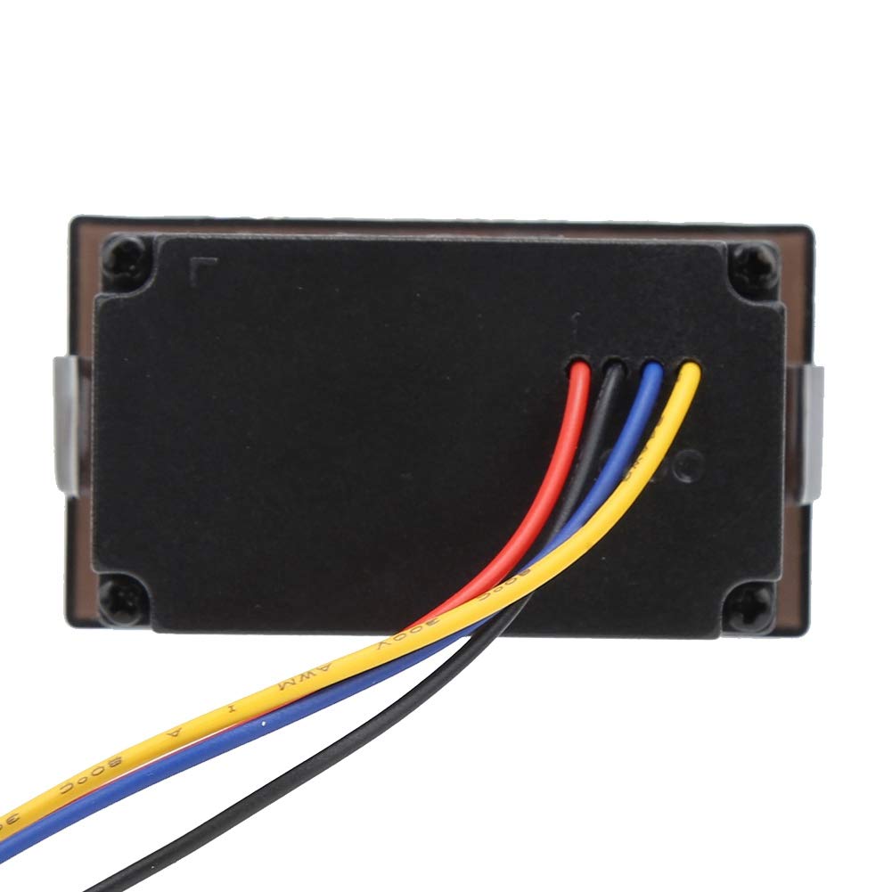 Display Orologio Digitale 12V - DC 4.5-30V ABS Impermeabile Antipolvere LED per Auto e Camion (BLU) - Adatto per 12 Volt