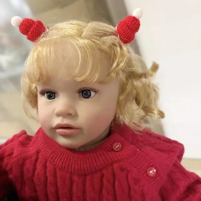 Silikonowe lalki Reborn Baby Girl Realistyczne lalki noworodka, które wyglądają naprawdę realistycznie, Reborn Baby Doll prawdziwe życie jak noworodek, małe lalki, miękkie winylowe zabawki dla