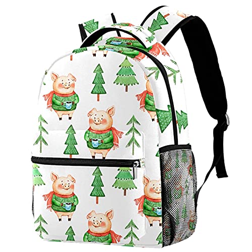 Sac à dos de Noël avec grille multicolore, grand sac cadeau d'anniversaire original