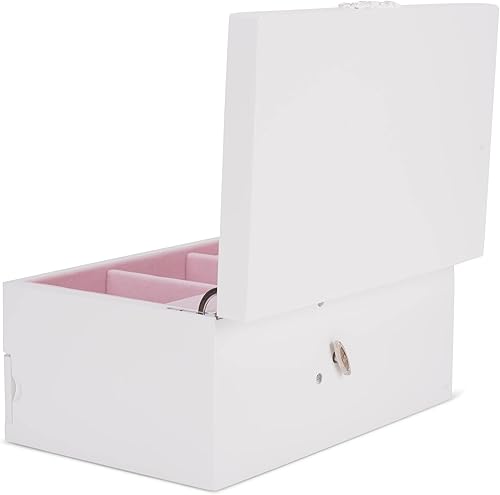 Miniatura 3 de Cottage Garden Bailarina blanca con tono plateado de madera de 10 pulgadas, joyero musical toca la danza del hada del ciruelo del azúcar