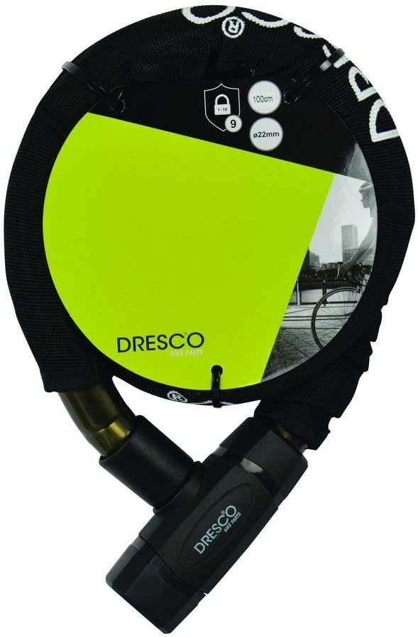 Dresco 5250208 Cable Lock Pantser 100 cm Diameter 22 mm