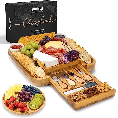 13. Charcuterie Board and Cutlery Set