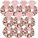 10 PACK Bridesmaid Scrunchies Bridesmaid Proposal Gifts Elastics Hair Ties Bachelorette Party Favors Bridesmaid Gift for Bridal Wedding Party(To Have and To Hold Your Hair Back)RoseGold
