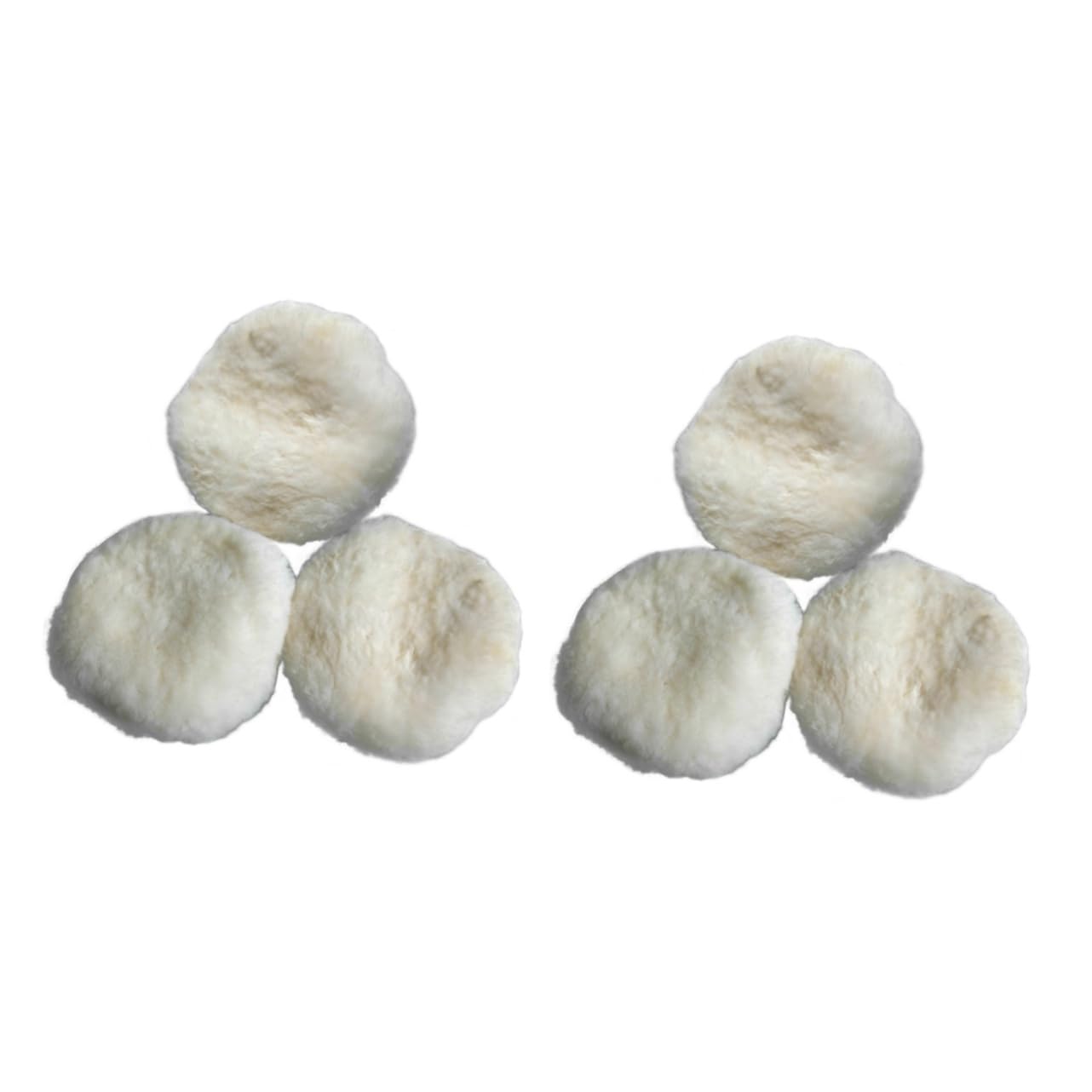 SOLUSTRE 6stücke Teiliges Wollpolierpad Für Effektives Schneiden Und Polieren Hochwertige Buffing Pads Für Langlebig Und Einfach Zu Verwenden