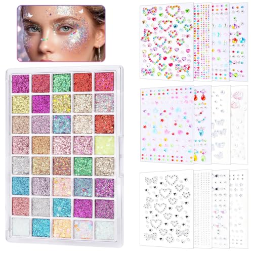 Face Glitter & Face Gems Kit