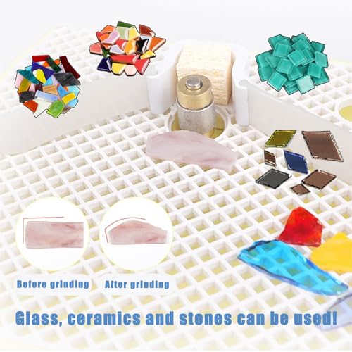 2pcs 34 inch diamond grinder bit head tools stained glass tools and supplies for stained glass grinder widely used for glass processing arts and decoration mcb 343939