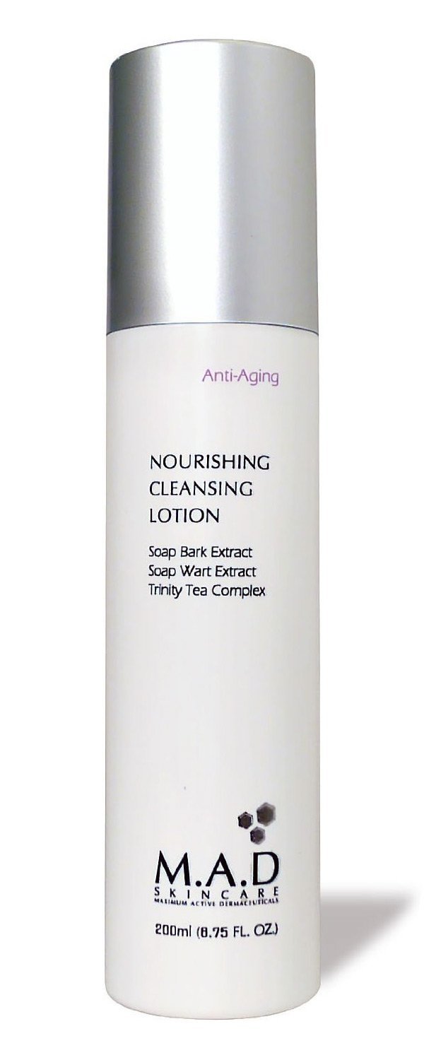 Anti-Aging Nourishing Cleansing Lotion - Non-drying, Gentle Cleansing