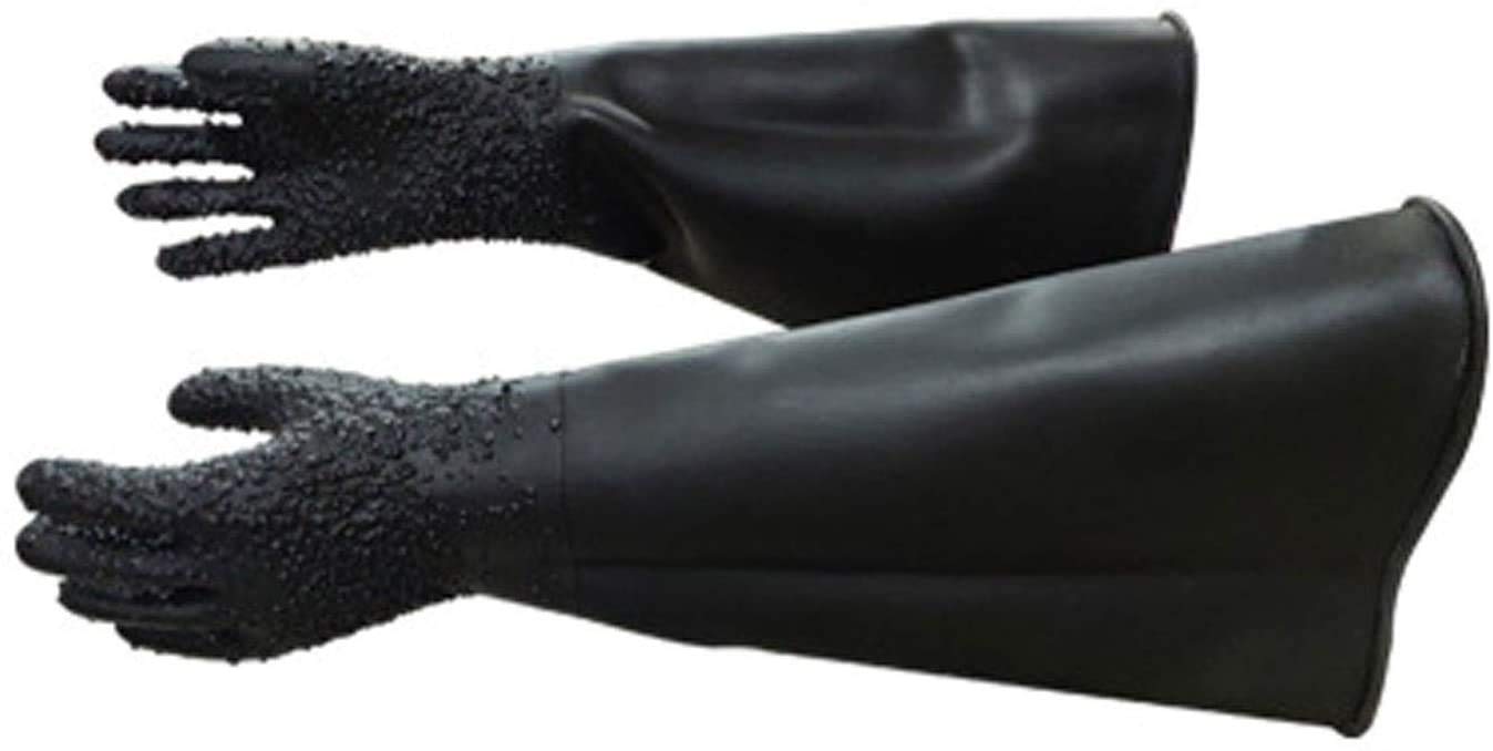 Buy Sandblasting Gloves 1 Pairs Sandblaster Gloves 68cm Heavy Duty