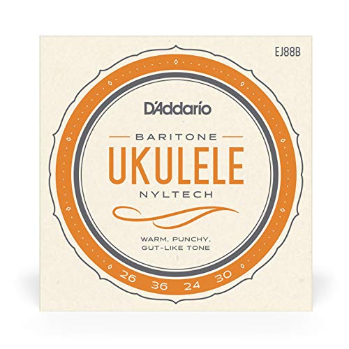 Image of D'Addario Baritone Ukulele Strings, Nyltech, EJ88B, 4-String Set, Pack of 1