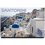 Santorini Thera Fridge Magnet Greece Travel Souvenir