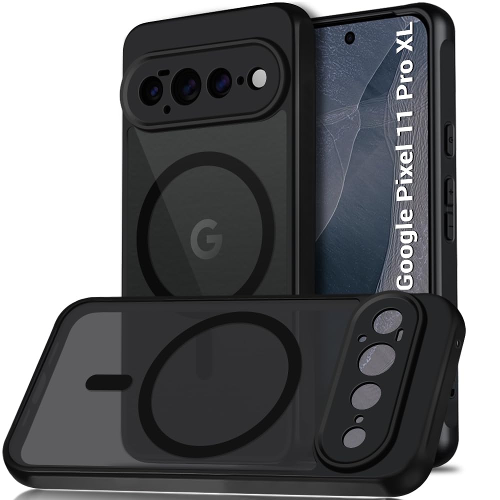 TheGiftKart Hybrid Matte Frosted Translucent Back Cover Case for Pixel 10 Compatible with MagSafe | Shockproof Design | Camera Protection Module | Hard Case Cover (PC & TPU, Frost Black) — Amazon image 13