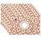 Farmhouse Round Table Placemats Set Of 6, Vintage Wood Texture Barn Star Washable Woven Place Mats Dining Tables Kitchen Party Decor Heat Proof 13in Turq - View #9