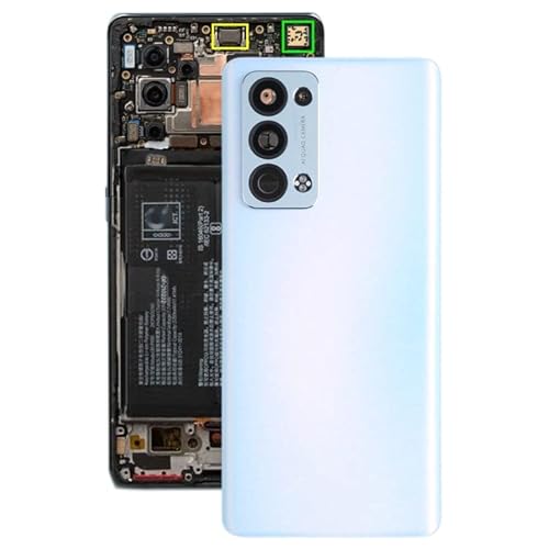�g�ѓd�b�̔w�ʃJ�o�[ For for OPPO Reno6 Pro+ 5G / Reno6 Pro 5G Snapdragon CPH2247�p�APENM00�I���W�i���o�b�e���[�o�b�N�J�o�[