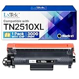 LxTek TN2510XL TN2510 für Brother TN2510 Toner Kompatibel für Brother MFC-L2800DW Toner 2510 TN 2510 TN-2510 TN 2510 XL für MFC-L2860DWE MFC-L2827DW MFC-L2835DW DCP-L2620DW (1er-Pack, Schwarz)