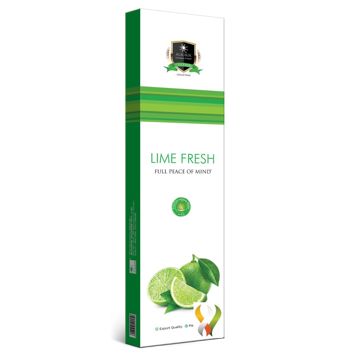 Jrose Collections Lime Fresh Alaukik Incense Sticks – 3 Pack Set (50G Each) With Jrose Burner | Citrus Fragrance For Home & Meditation | Made In India | Refreshing & Energising Aroma