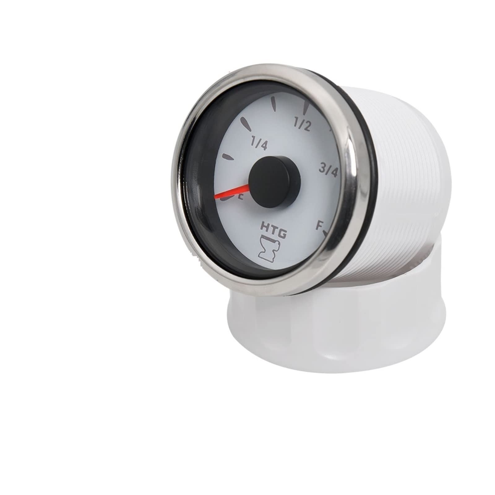 Czujnik poziomu paliwa, 7 kolorów wskaźnik podświetlenia 52mm wskaźnik poziomu ścieków 0-190ohm/240-33ohm wskaźnik poziomu zbiornika 9-32v pasuje do samochodu łódź morska(240-33ohm WS)