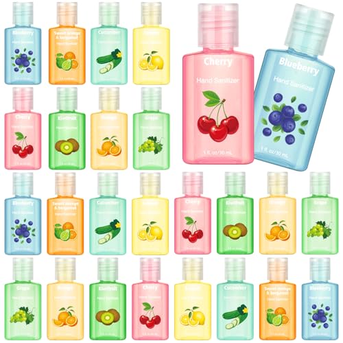 Frienda 24 Pcs Fruity Scented Mini Hand Sanitizers Bulk 1