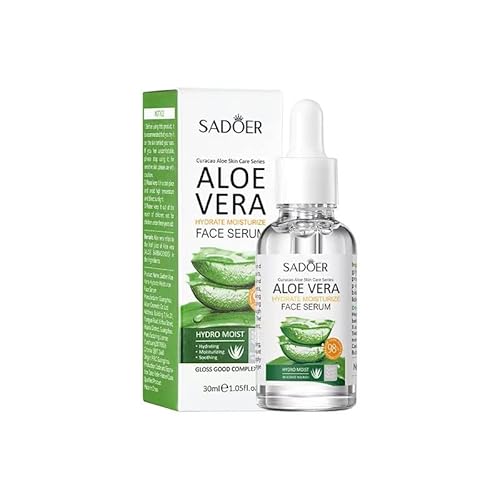 Skin Essence-Aloe Facial Serum Repairs Dry, Tired & Dehydrated Skin-30 Ml /1.0 Fl.Oz